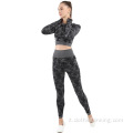 Camo Yoga outfit leggings per donna